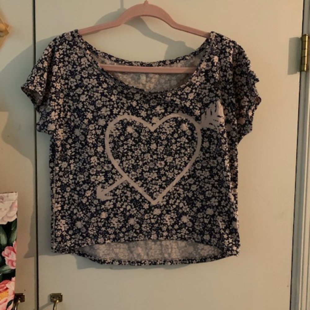 Wide Cut Floral Shirt